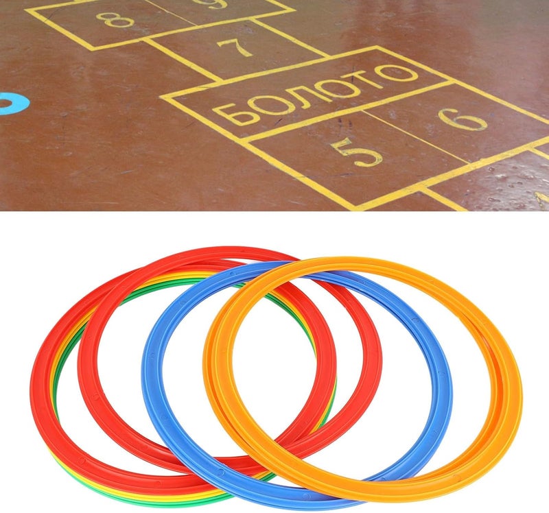 Srliya Sports Speed Ring Set 10 Rings 10 Buckles Increased Agility Outdoor Rings Toy M 28cm - Image 2